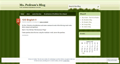 Desktop Screenshot of mspedram.wordpress.com