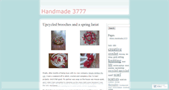 Desktop Screenshot of handmade3777.wordpress.com