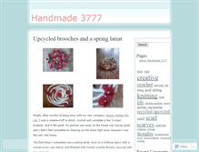 Tablet Screenshot of handmade3777.wordpress.com