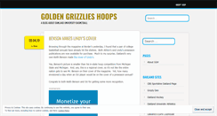 Desktop Screenshot of goldengrizzlieshoops.wordpress.com