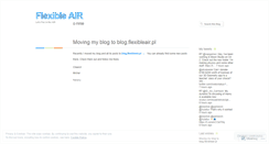 Desktop Screenshot of flexibleair.wordpress.com
