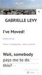Mobile Screenshot of gabriellelevy.wordpress.com