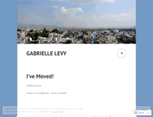 Tablet Screenshot of gabriellelevy.wordpress.com