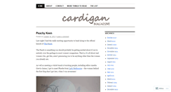 Desktop Screenshot of cardiganmagazine.wordpress.com