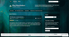 Desktop Screenshot of manchuka11.wordpress.com