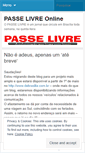Mobile Screenshot of passelivreonline.wordpress.com