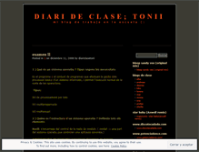 Tablet Screenshot of diariclasetoni.wordpress.com
