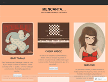 Tablet Screenshot of mencanta.wordpress.com