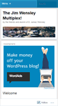Mobile Screenshot of bjameswensley.wordpress.com