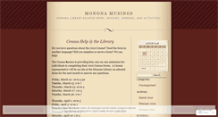 Desktop Screenshot of mononalibrary.wordpress.com