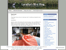 Tablet Screenshot of lorettac.wordpress.com