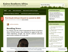 Tablet Screenshot of kairossouthernafrica.wordpress.com