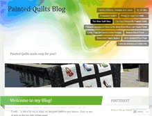 Tablet Screenshot of paintedquilts.wordpress.com