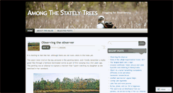 Desktop Screenshot of amongthestatelytrees.wordpress.com