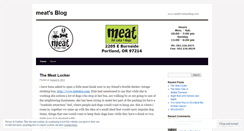 Desktop Screenshot of meatforcatsanddogs.wordpress.com