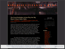 Tablet Screenshot of kingbiscuitpants.wordpress.com