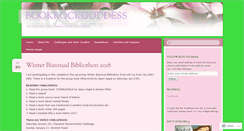 Desktop Screenshot of bookrockgoddess.wordpress.com