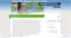 Desktop Screenshot of jennyscharitycycle.wordpress.com