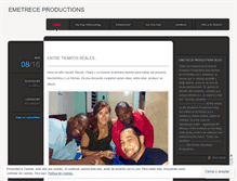 Tablet Screenshot of emetreceproductions.wordpress.com