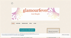 Desktop Screenshot of glamourfever.wordpress.com