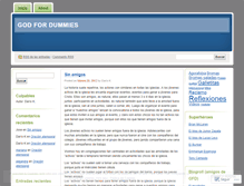 Tablet Screenshot of godfordummies.wordpress.com