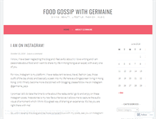 Tablet Screenshot of foodgossip.wordpress.com