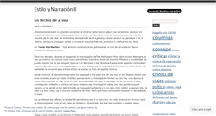 Desktop Screenshot of estiloynarracion2.wordpress.com