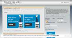 Desktop Screenshot of escuchaesto.wordpress.com