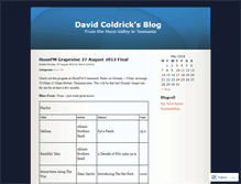 Tablet Screenshot of coldrick.wordpress.com