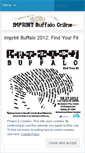 Mobile Screenshot of imprintbuffalo.wordpress.com
