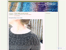 Tablet Screenshot of knittingmixtapes.wordpress.com