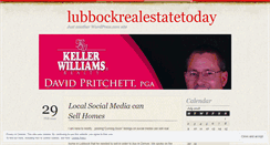 Desktop Screenshot of lubbockrealestatetoday.wordpress.com