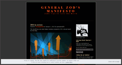 Desktop Screenshot of generalzod28.wordpress.com