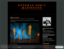 Tablet Screenshot of generalzod28.wordpress.com