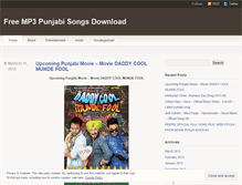 Tablet Screenshot of freemp3punjabisongsdownload.wordpress.com