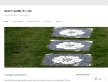 Tablet Screenshot of besthealthforlife.wordpress.com