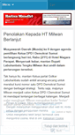 Mobile Screenshot of harianmandiri.wordpress.com