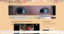 Desktop Screenshot of izzysbabyblog.wordpress.com