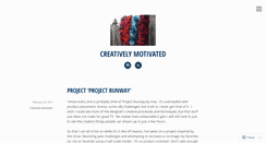 Desktop Screenshot of creativelymotivated.wordpress.com