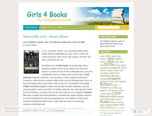 Tablet Screenshot of girls4books.wordpress.com