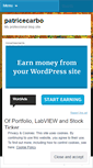 Mobile Screenshot of patricecarbo.wordpress.com