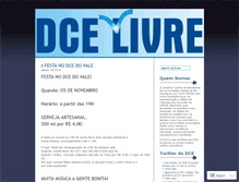 Tablet Screenshot of dceufrgs.wordpress.com