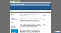 Desktop Screenshot of dheck.wordpress.com