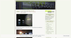 Desktop Screenshot of isea2008.wordpress.com