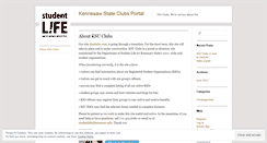 Desktop Screenshot of ksugroups.wordpress.com