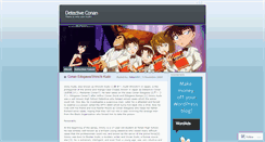 Desktop Screenshot of conanshinichi.wordpress.com