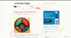 Desktop Screenshot of chandanpuggal.wordpress.com