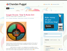 Tablet Screenshot of chandanpuggal.wordpress.com