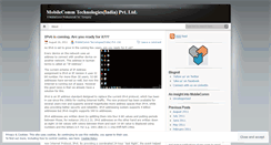 Desktop Screenshot of mobilecommblog.wordpress.com