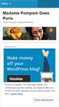Mobile Screenshot of madamepompom.wordpress.com